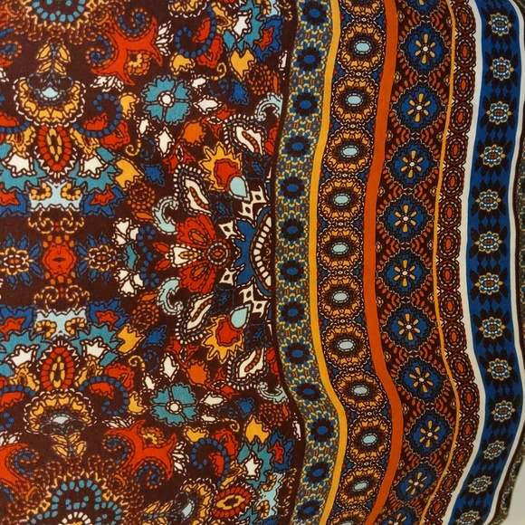 London Style Women's Size 16 Hippie Geometric Print One Piece Dress - Picture 3 of 12